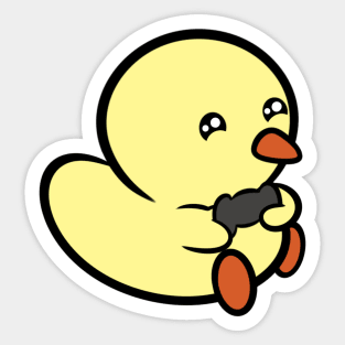 Happy Gamer Duckie Sticker